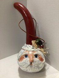 Real Gourd Hand Crafted Santa