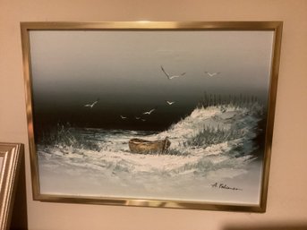 Original Signed Painting On Canvas