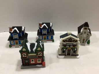 Plastic Christmas Village Houses