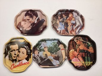 Vintage Movie Metal Trays