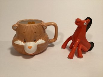 Care Bear Mug & Pokey Salt Shaker