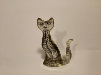 Mid Century Abraham Palatnik Lucite Cat