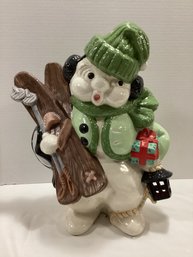 Large Ceramic Snowman