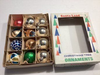 Vintage Poland, East Germany Christmas Ornaments