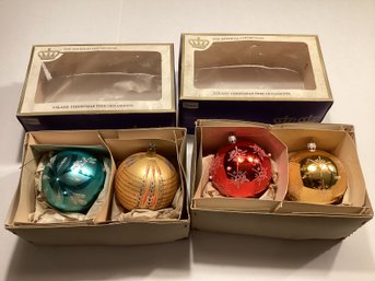 Vintage Jumbo Christmas Ornaments