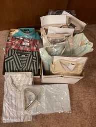 Box Full Of Mostly Vintage Dress Shirts