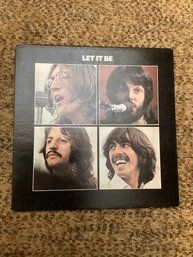 Vintage The Beatles Let It Be Vinyl Record