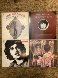 1960s-70s Joe Cocker & Linda Ronstadt Vinyl