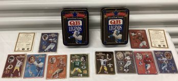 QB Legends Limited Edition Collector Cards Set 1 & 3 With COAs