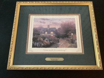 Thomas Kinkade Print With COA