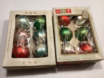 Made In USA Vintage Christmas Ornaments