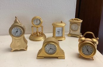 Collection Of Miniature Clocks