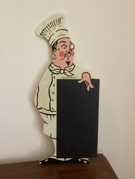 Vintage Henri Chef Chalkboard Decor