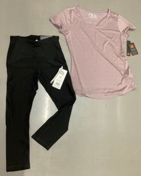 New With Tags Reebok Work Out Top & Capri Pants