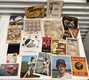 Vintage Ads, Pamphlets, Playbill & Ephemera