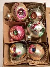 Vintage Fantasia Poland Large Christmas Ornaments