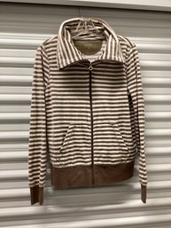 Calvin Klein Performance Striped Zip Up