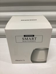 New In Box Okearin Smart Speaker Nightlight Flower Pot