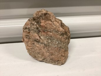 Mineral Rock With Gold Flecks