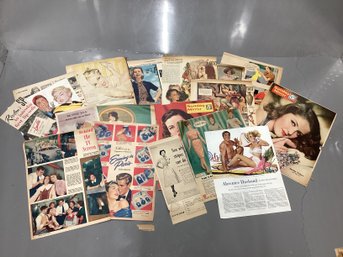 Early To Mid 1900s Glamour Ads Newspapers/magazines