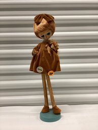 Made In Japan Doll With Pin Backs