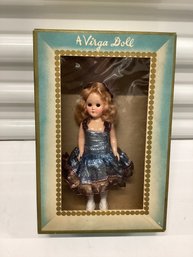 1940s Beehler Arts Virga Doll No. 475 Blue Ice Queen With Original Box