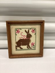 Cute Little Rabbit Needlepoint