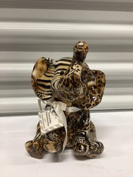 1998 Joan Baker Porcelain Patchworks Elephant