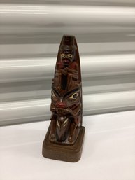 Super Creepy Carved Totem Pole