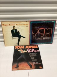 Vintage Tom Jones & Wayne Newton Vinyl