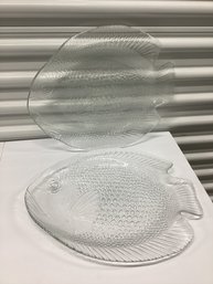 Pair Of Large Fish Platters