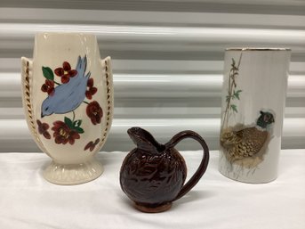 Vintage Vases & Small Pitcher