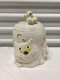 Vintage Japan Cat Cookie Jar