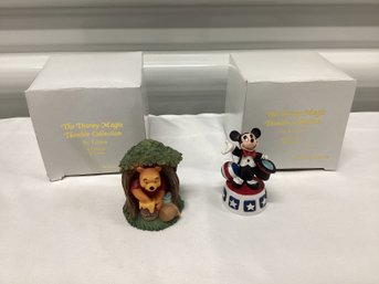 The Disney Magic Thimble Collection By Lenox Lot 2