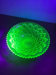 Uranium Glass Bowl