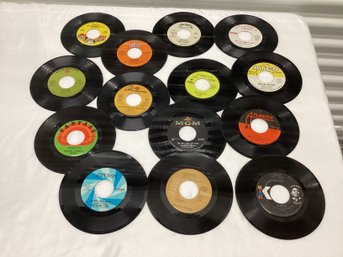 Vintage Rock & Soul 45s Incl. Rolling Stones, CCR, James Brown