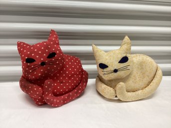 Hand Crafted Cat Doorstops