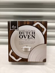 NIB Enamel Cast Iron Dutch Oven