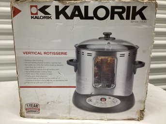 Never Used Kalorik Vertical Rotisserie