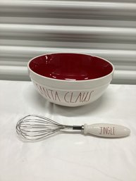 Rae Dunn Artisan Collection Bowl With Whisk