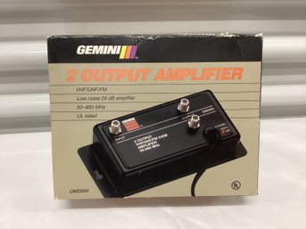 Vintage Gemini Amplifier In The Box