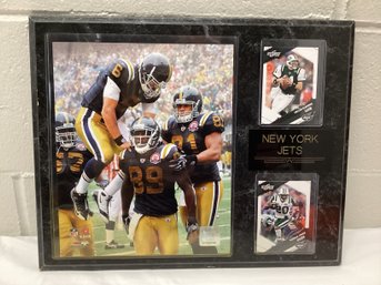 New York Jets Plaque W/ Removable Cards & Photo