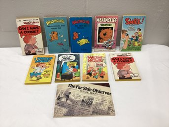 1970s & 80s Heathcliff, Family Circus & Far Side Books