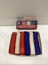 Two Boxes Vintage Poker Chips