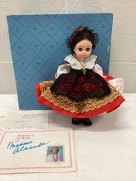 Vintage Madame Alexander Miniature Showcase Sicily Doll