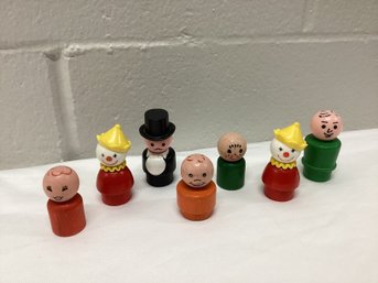 Vintage Wooden Little People