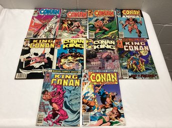 Conan The Barbarian & Conan The King Comics