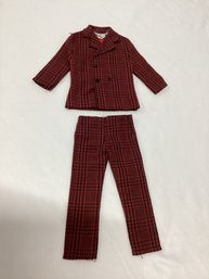 Vintage Ken Outfit With Metal Zipper