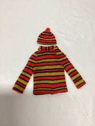 1960s Ken Striped Shirt With Matching Hat