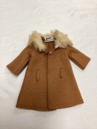 1960 Barbie Faux Fur Trim Coat # 819